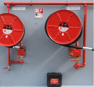Robinets d'Incendie Armés (RIA) installés par Falcon Control Systems