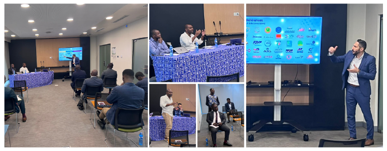 photos évènement transformation digitale en Côte d'Ivoire avec Falcon Control Systems